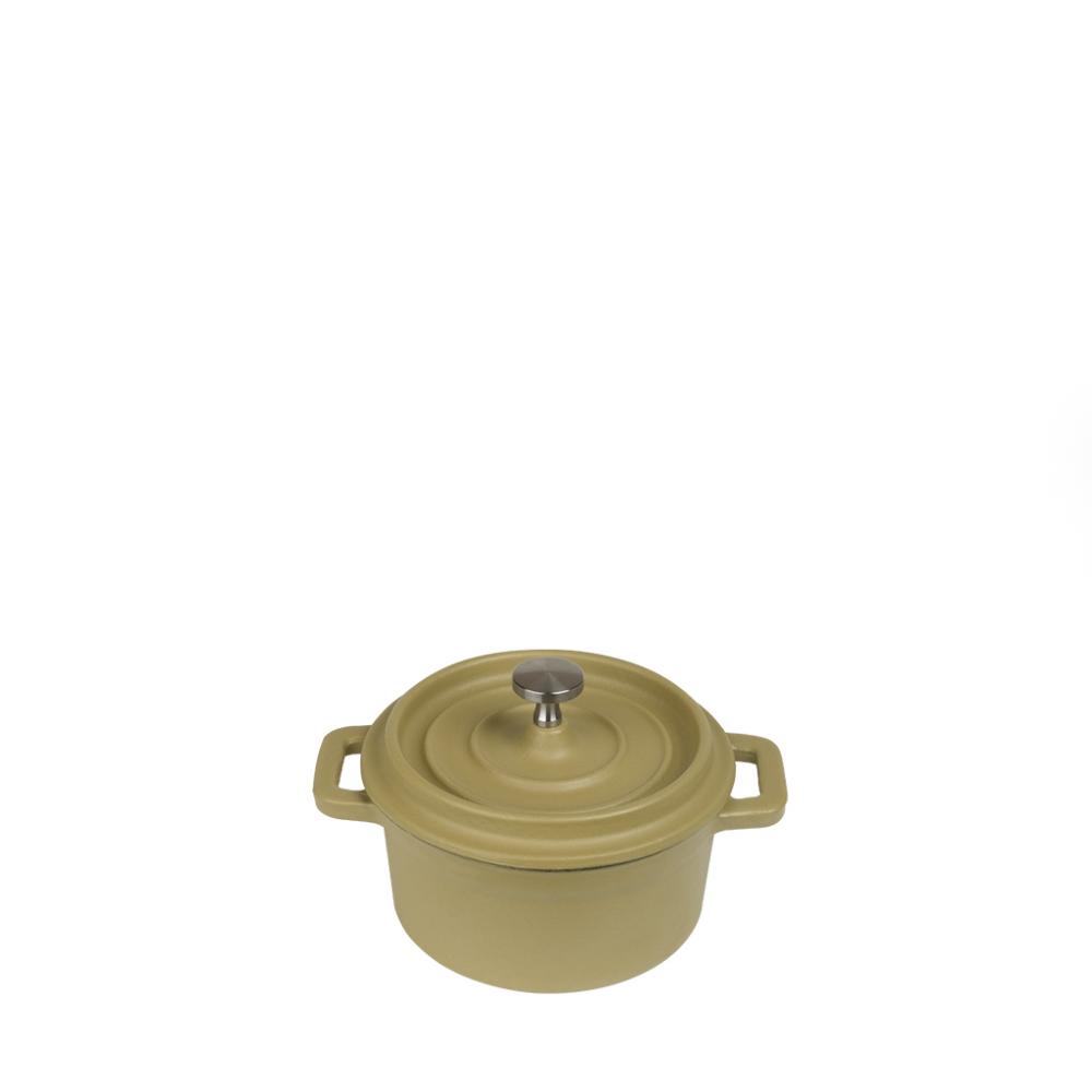 VOLCANO ΚΑΤΣΑΡΟΛΑΚΙ CAST-IRON ΧΑΚΙ ΜΕ ENAMEL 250ML 10ΕΚ. Espiel SAC103