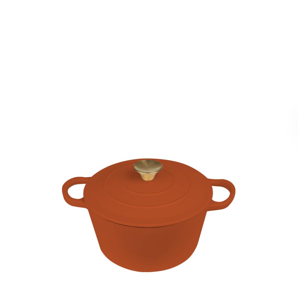 VOLCANO ΚΑΤΣΑΡΟΛΑ CAST-IRON ΚΕΡΑΜΙΔΙ ΜΕ ENAMEL 3800ML 23ΕΚ. Espiel SAC108