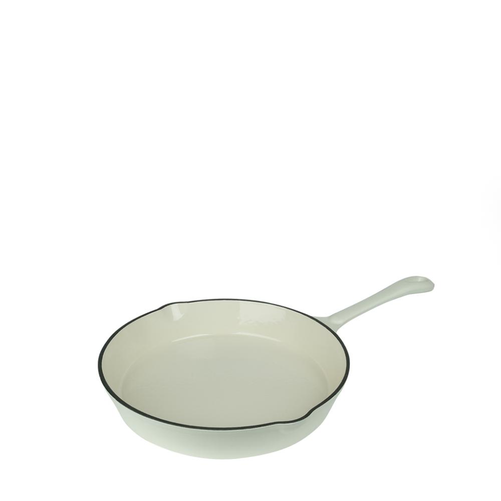 VOLCANO ΤΗΓΑΝΙ CAST-IRON ΛΕΥΚΟ ΜΕ ENAMEL 15ΕΚ. Espiel SAC119