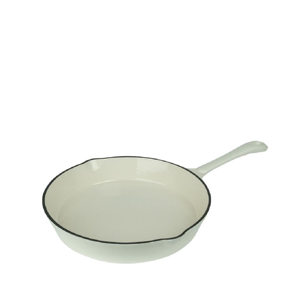 VOLCANO ΤΗΓΑΝΙ CAST-IRON ΛΕΥΚΟ ΜΕ ENAMEL 25,5ΕΚ. Espiel SAC125