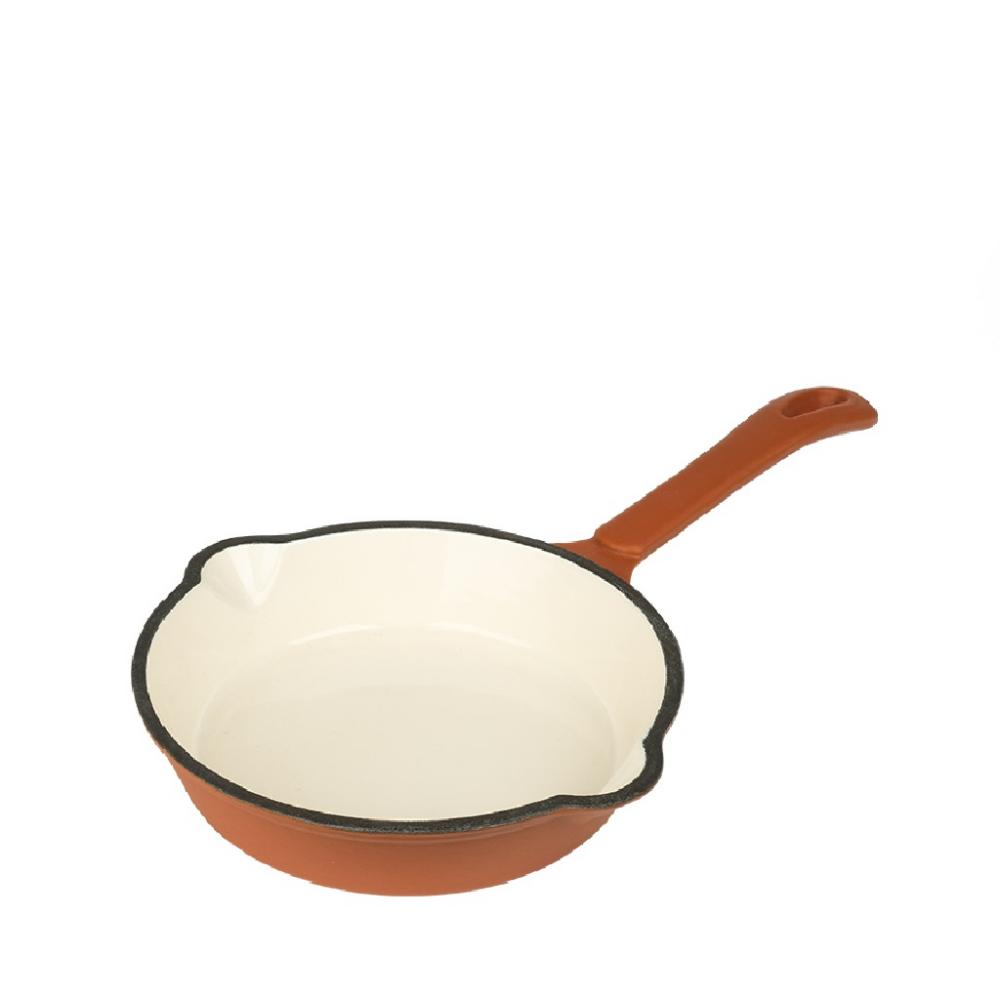 VOLCANO ΤΗΓΑΝΙ CAST-IRON ΚΕΡΑΜΙΔΙ ΜΕ ENAMEL 25,5ΕΚ. Espiel SAC126