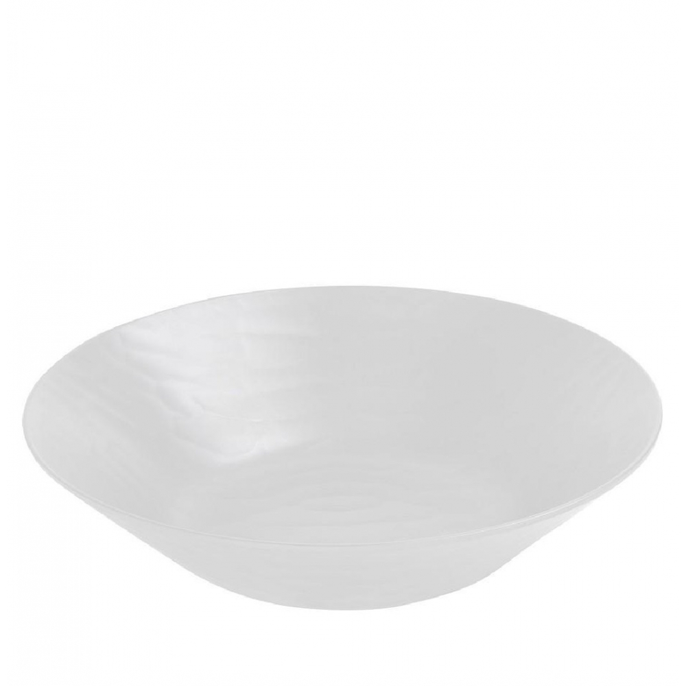 WHITE ΜΠΩΛ ΣΤΡΟΓΓ. 40ΕΚ WAVY MATTE ΜΕΛΑΜΙΝΗΣ Espiel MLW390K12-1