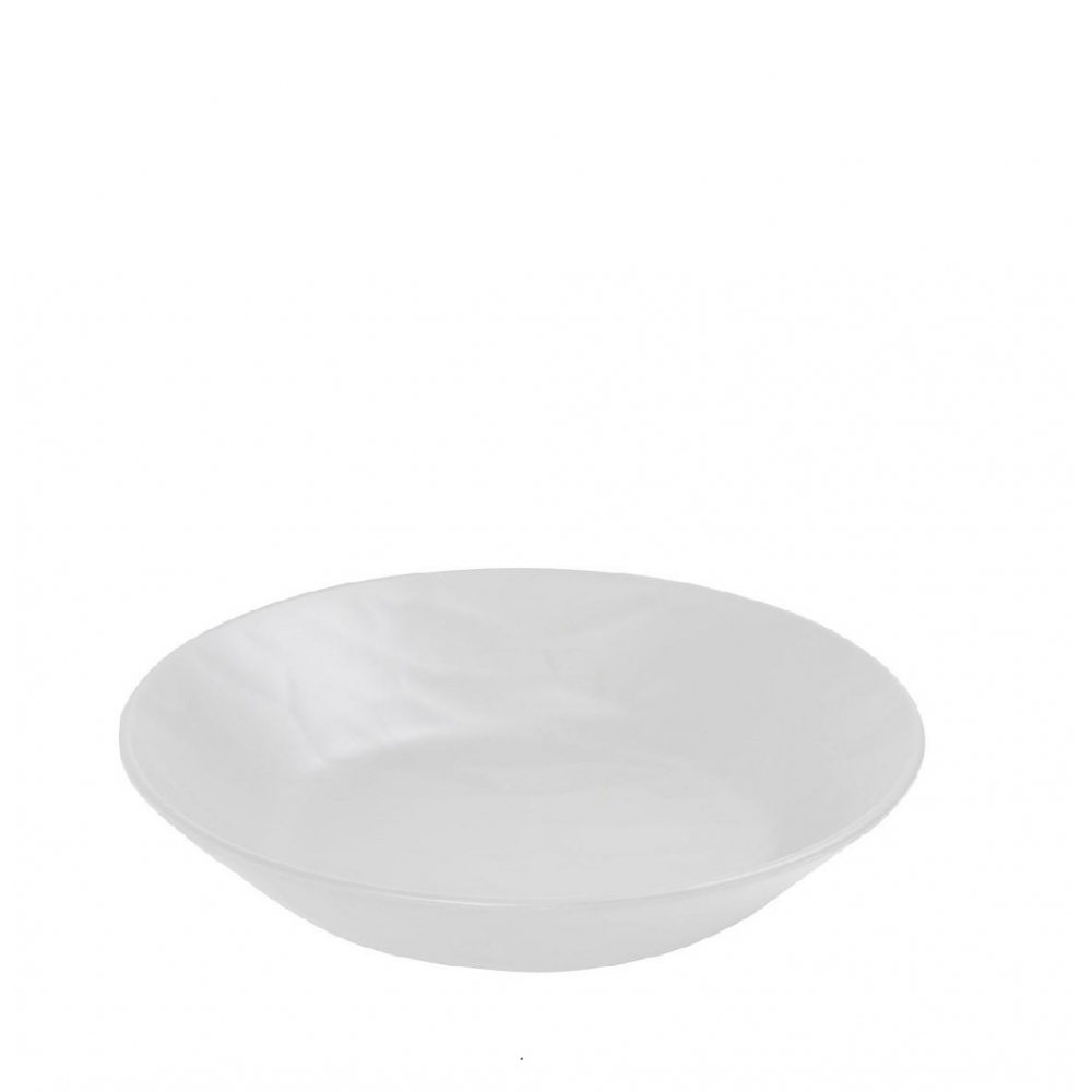 WHITE ΠΙΑΤΟ ΒΑΘΥ ΣΤΡΟΓΓ. 21ΕΚ WAVY MATTE ΜΕΛΑΜΙΝΗΣ Espiel MLW394K48-6