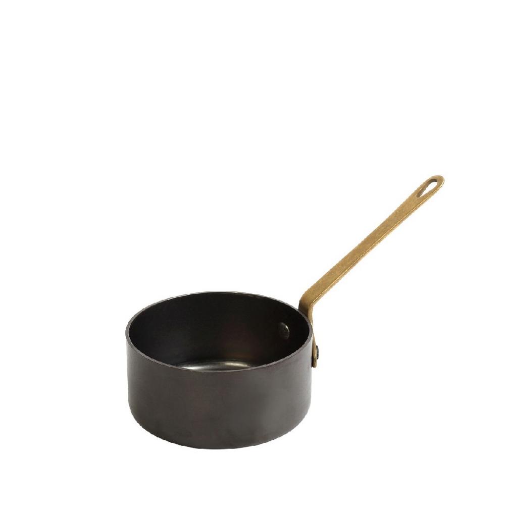 ANTIQUE STONEWASH BLACK ΚΑΤΣΑΡΟΛΑΚΙ ΜΕ ΜΟΝΗ ΛΑΒΗ 3-PLY SS18/10-SS18/0 300MLD: 10 H: 5CM Espiel FEV402