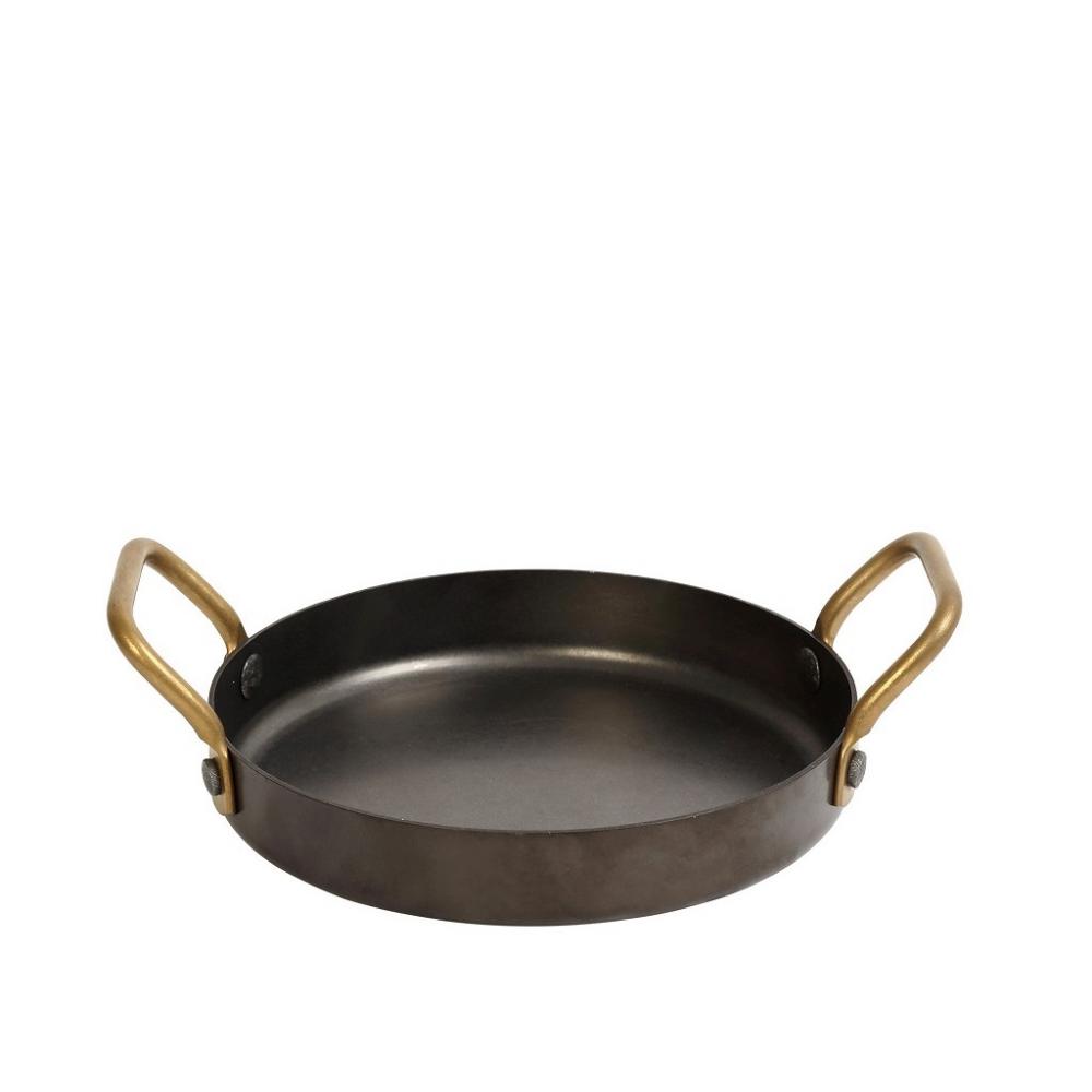 ANTIQUE STONEWASH BLACK ΣΑΓΑΝΑΚΙ ΜΕ 2 ΛΑΒΕΣ 3-PLY SS18/10-SS18/0 500ML D: 16 H: 3CM Espiel FEV406