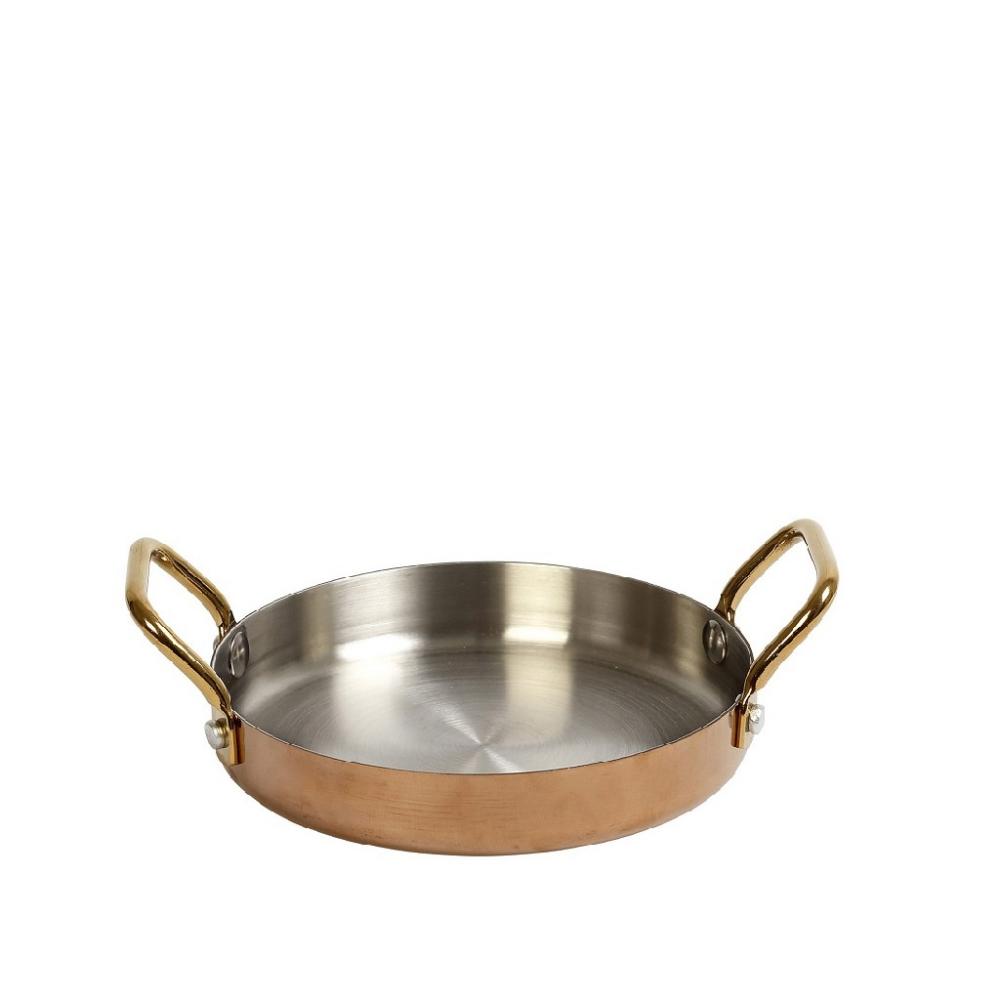 SHINY COPPER ΣΑΓΑΝΑΚΙ ΜΕ 2 ΛΑΒΕΣ 3-PLY SS18/10-SS18/0 500ML D: 16 H: 3CM (smA) Espiel FEV506