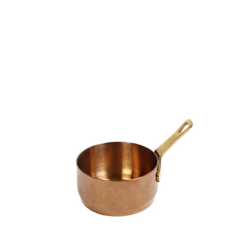 SHINY COPPER ΝΤΙΠΑΚΙ ''ΚΑΤΣΑΡΟΛΑΚΙ'' SS18/10 90ML D:6 H: 3,2CM (smA) Espiel FEV508