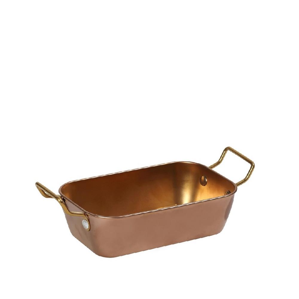 SHINY COPPER ΜΠΩΛ ΣΕΡΒΙΡΙΣΜΑΤΟΣ ΟΡΘ. ΜΕ 2 ΛΑΒΕΣ SS18/10 16Χ10Χ4,5ΕΚ. Espiel FEV511