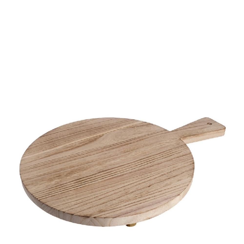 ΠΙΑΤΟ PIZZA ΜΕ ΠΟΔΙΑ ΚΑΙ ΛΑΒΗ ΞΥΛ. 49Χ35Χ1,6ΕΚ. Espiel XYP242