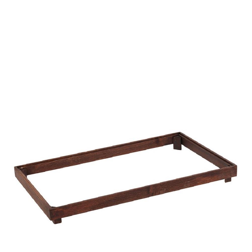 WOOD-WELL DARK ΒΑΣΗ ΙΣΙΑ ΞΥΛΙΝΗ ΣΤΟΙΒΑΖ. GN1/1 54,5X34X5EK Espiel KOP353