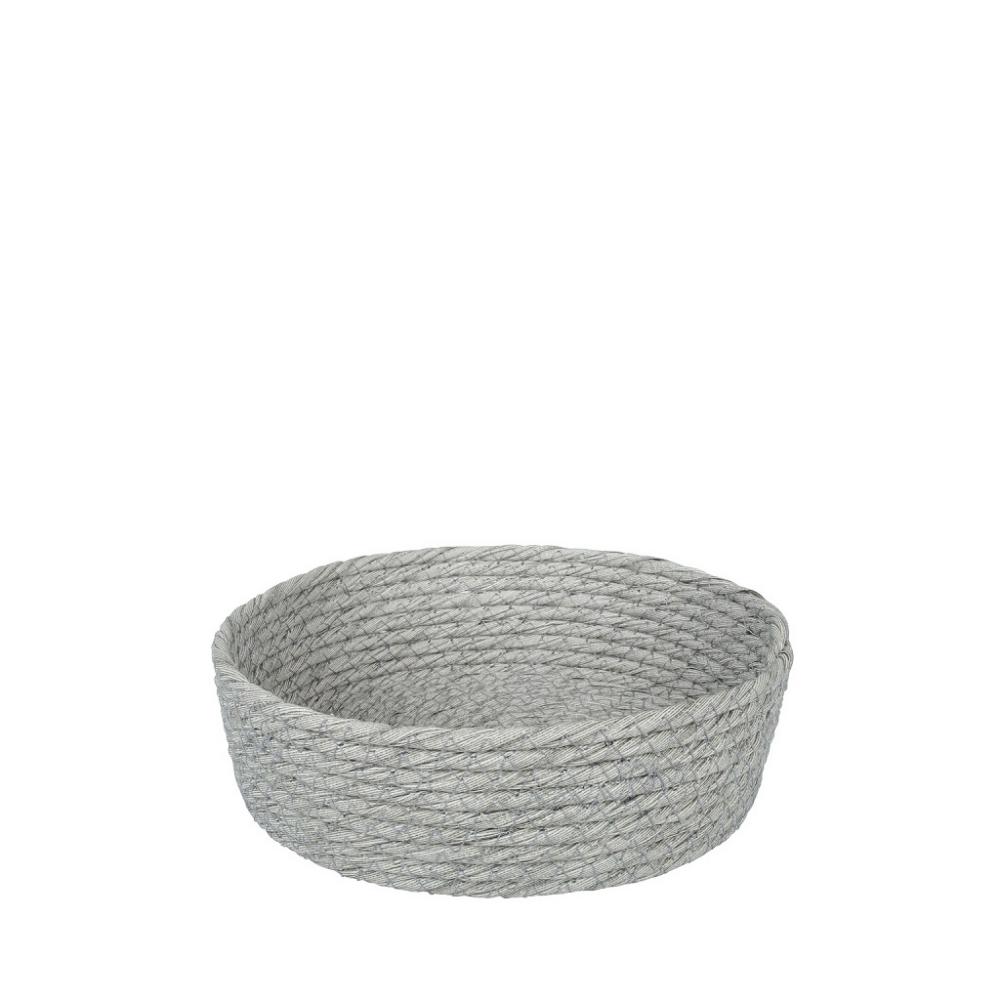 ΚΑΛΑΘΙ SYNTH. RATTAN ΣΤΡΟΓΓ. ΓΚΡΙ 18X6EK. (smA) Espiel FEX101
