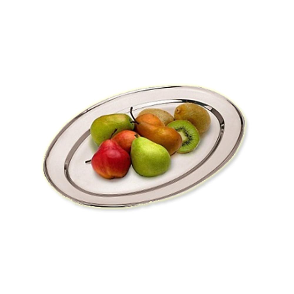 Ανοξείδωτη Πιατέλα Οβαλ (L) 26,5x40 Zaros CF679