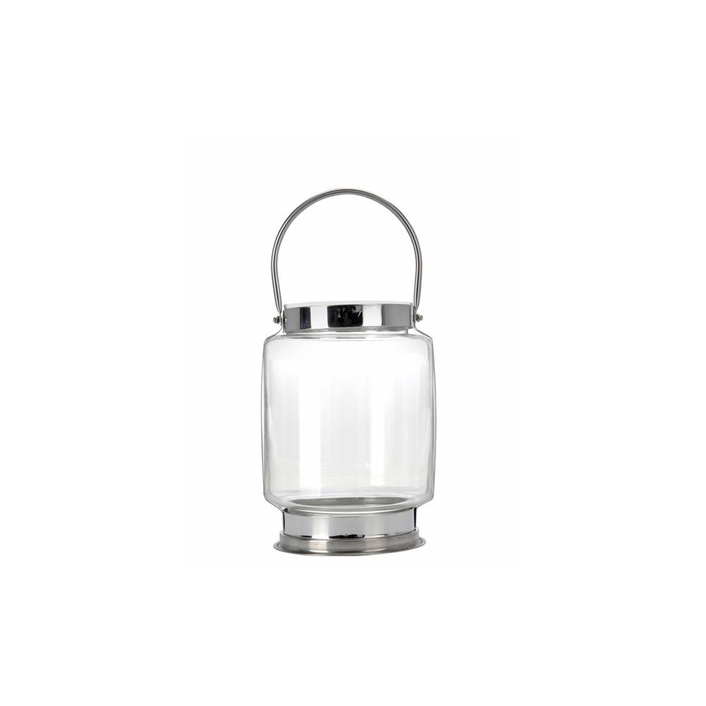 Κυλινδρικό Φωτοφόροψμε  inox βάση,19cm Zaros CF738