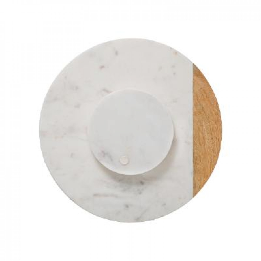 Δίσκος περιστρ.Φ30 λευκό marble Plastona 07.173704A