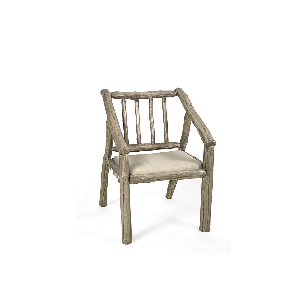 Πολυθρόνα φυσ.κορμός Δρύς  62x70x95 Zaros FG138