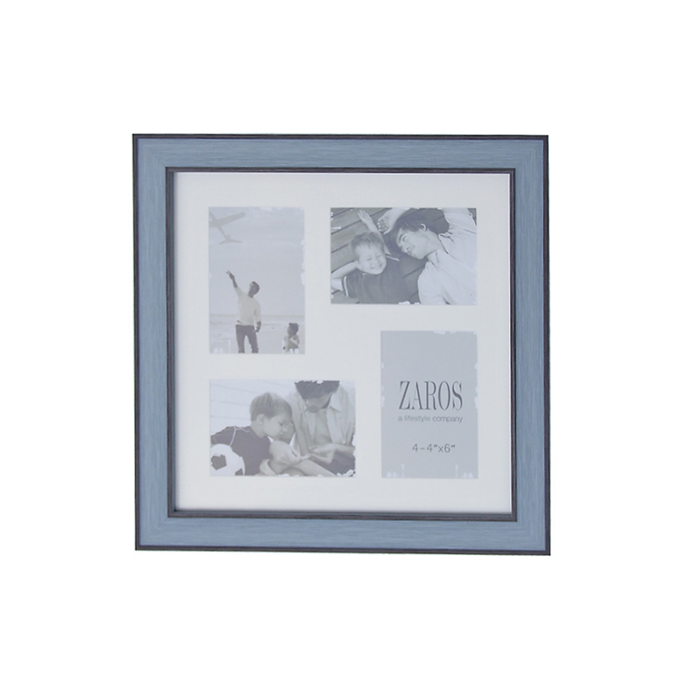 4πλή Φωτ/θήκη 10x15cm,(PS  Ραφ/Καφέ χρ.41x41cm Zaros KO103