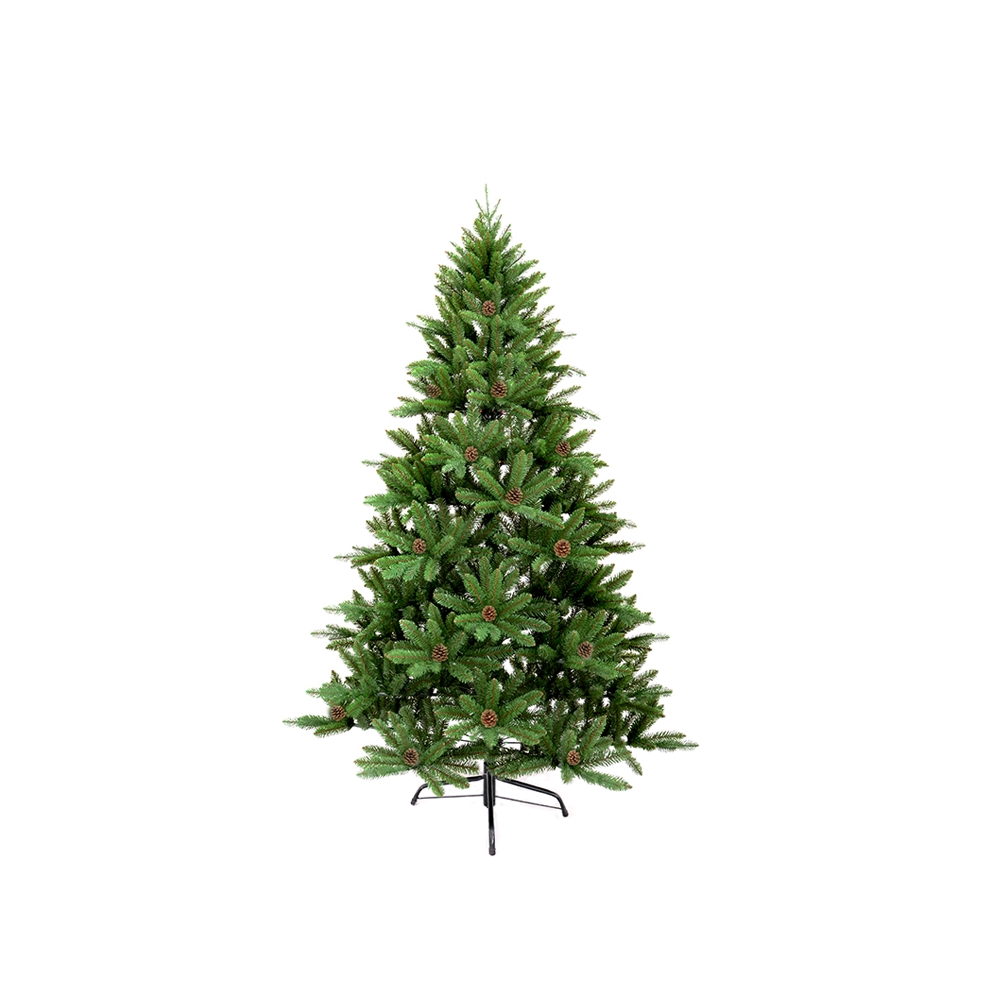 Χριστουγεννιάτικο Δέντρο SWISS PINE & κουκουνάρια 210cm Zaros SWP-210