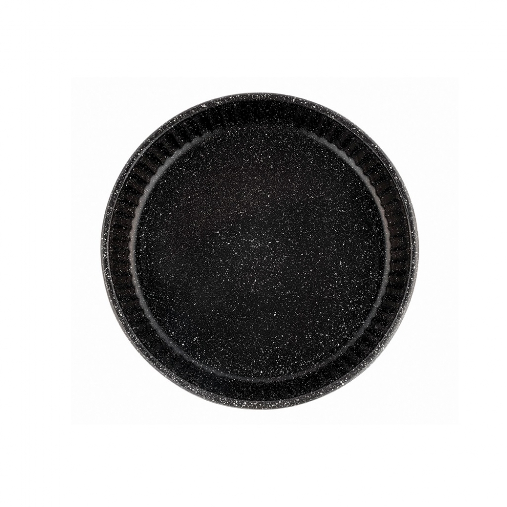 UP.OR. BORCAM NON-STICK BLACK TART TRAY TEMP. 1720CC H: 4,5 D: 26CM P/216 GB1.OB6 Espiel SP59044G1B