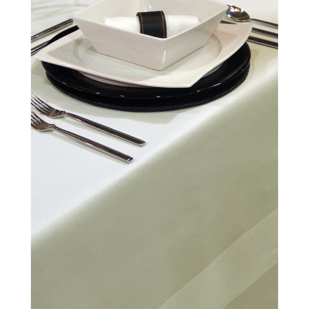 Τραπεζομάντηλο Gourmet με ζακάρ σχέδιο ρίγας 80x80cm Ιβουάρ Pennie 011924-03