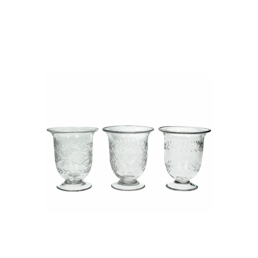 Βαζάκι/φωτοφόρ ταγιέ, 3σχ.10cm Zaros LEV-4750