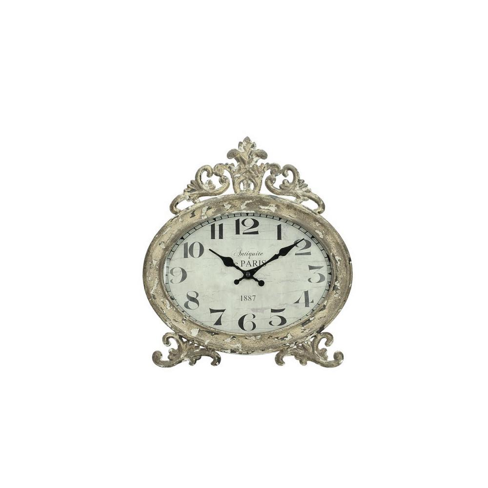 Vintage επιτραπέζιο μεταλλικό ρολόι 33cm Zaros WER-0356