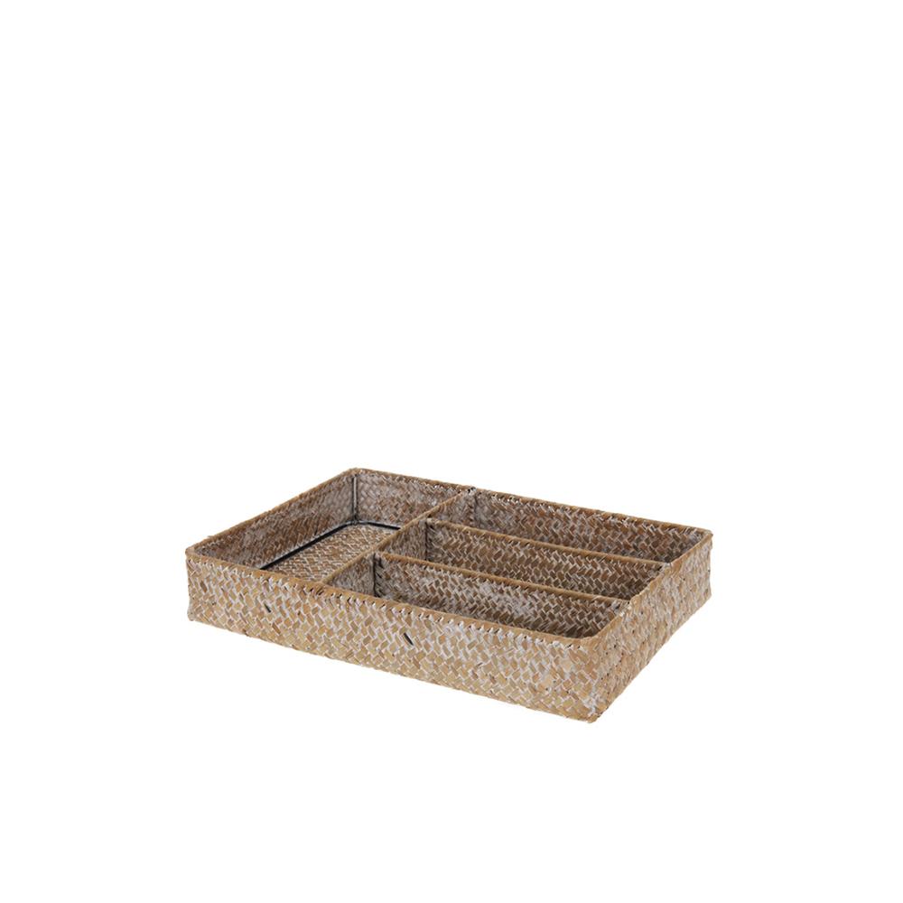 Θήκη για μαχαιροπήρουνα από Seagrass 32,5x22,5cm Zaros HM421