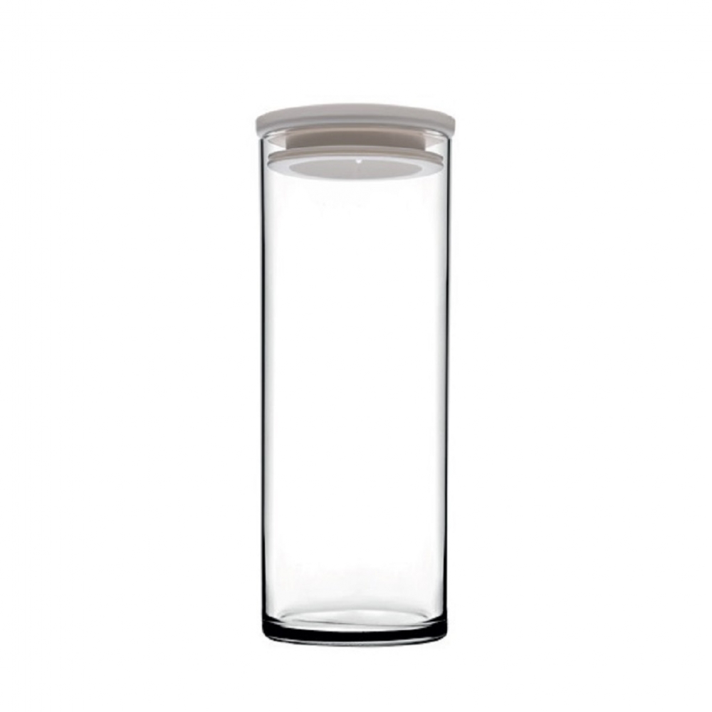 BREAKFAST CLUB JAR W/WHITE LID 1230CC H: 23,4 P/384 GB2.OB8 Espiel SP43756G2W