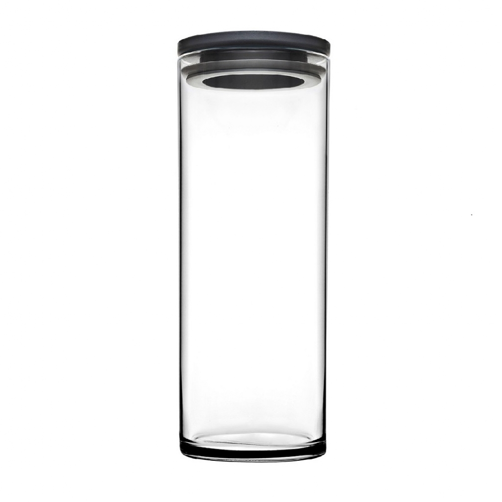 BREAKFAST CLUB JAR W/GREY LID 1230CC H: 23,4 P/384 GB2.OB8 Espiel SP43756G2B