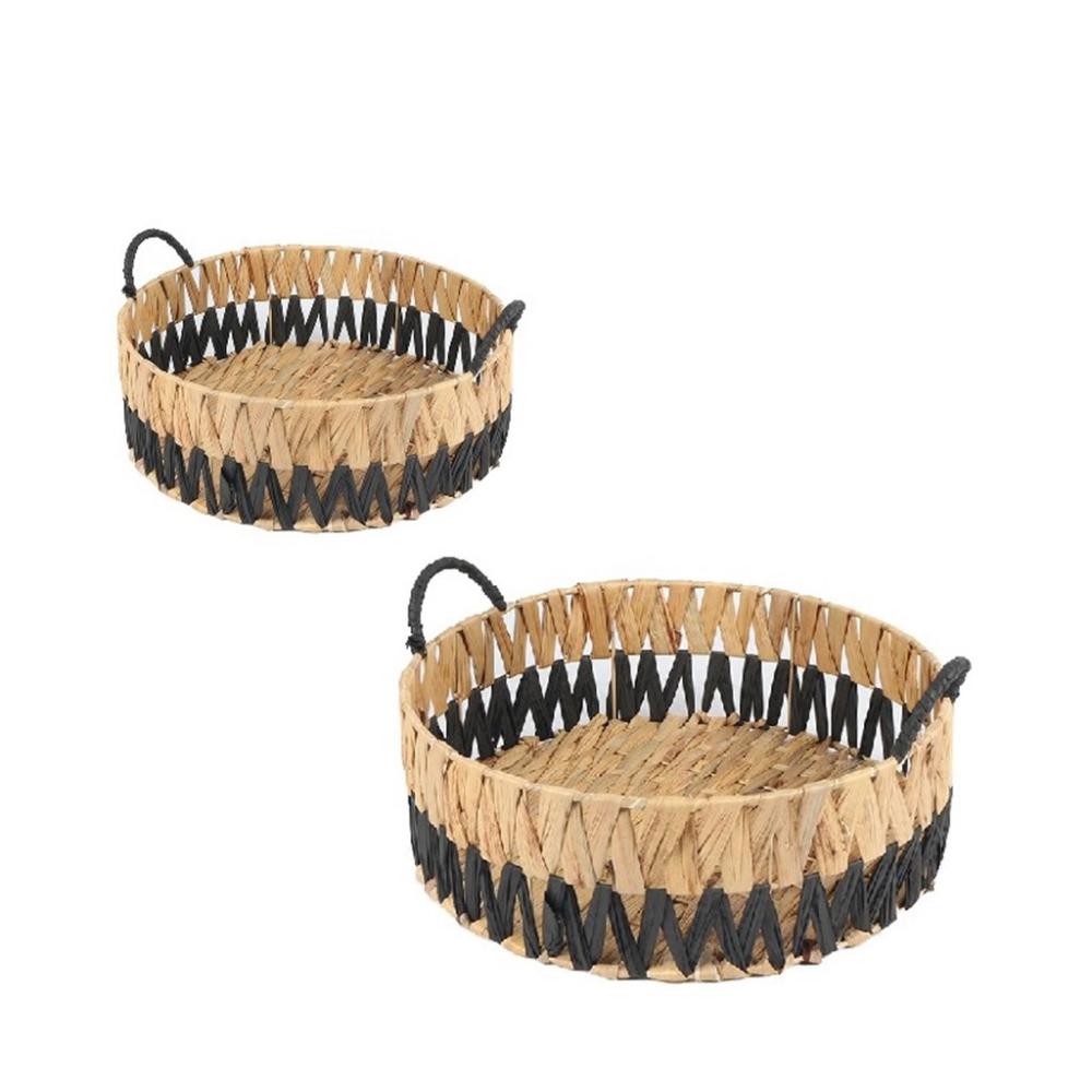 ΚΑΛΑΘΙ SET/2 ΨΑΘΙΝΟ ΣΤΡΟΓΓ. ΜΠΕΖ/ΜΑΥΡΟ D37/30XH12/11EK Espiel LAF101