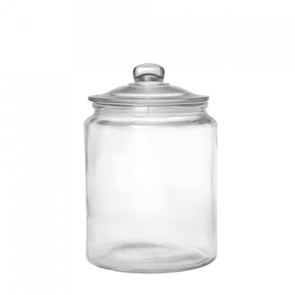 ΓΥΑΛΙΝΟ ΔΟΧΕΙΟ ΜΕ ΚΑΠΑΚΙ XL 7LT 20Χ20Χ29ΕΚ Espiel JAR108K4