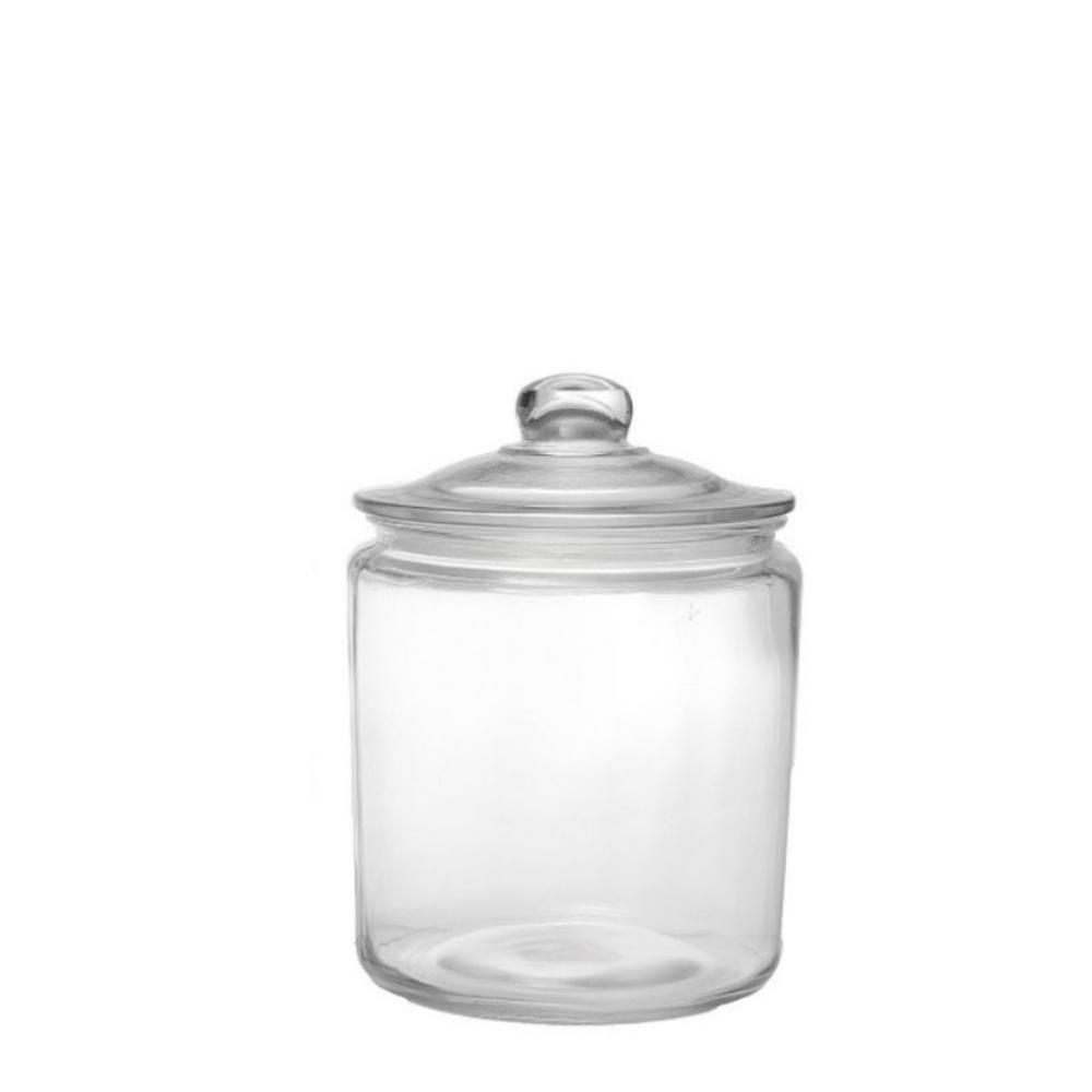 ΓΥΑΛΙΝΟ ΔΟΧΕΙΟ ΜΕ ΚΑΠΑΚΙ L 5LT 18Χ18Χ25ΕΚ Espiel JAR109K4