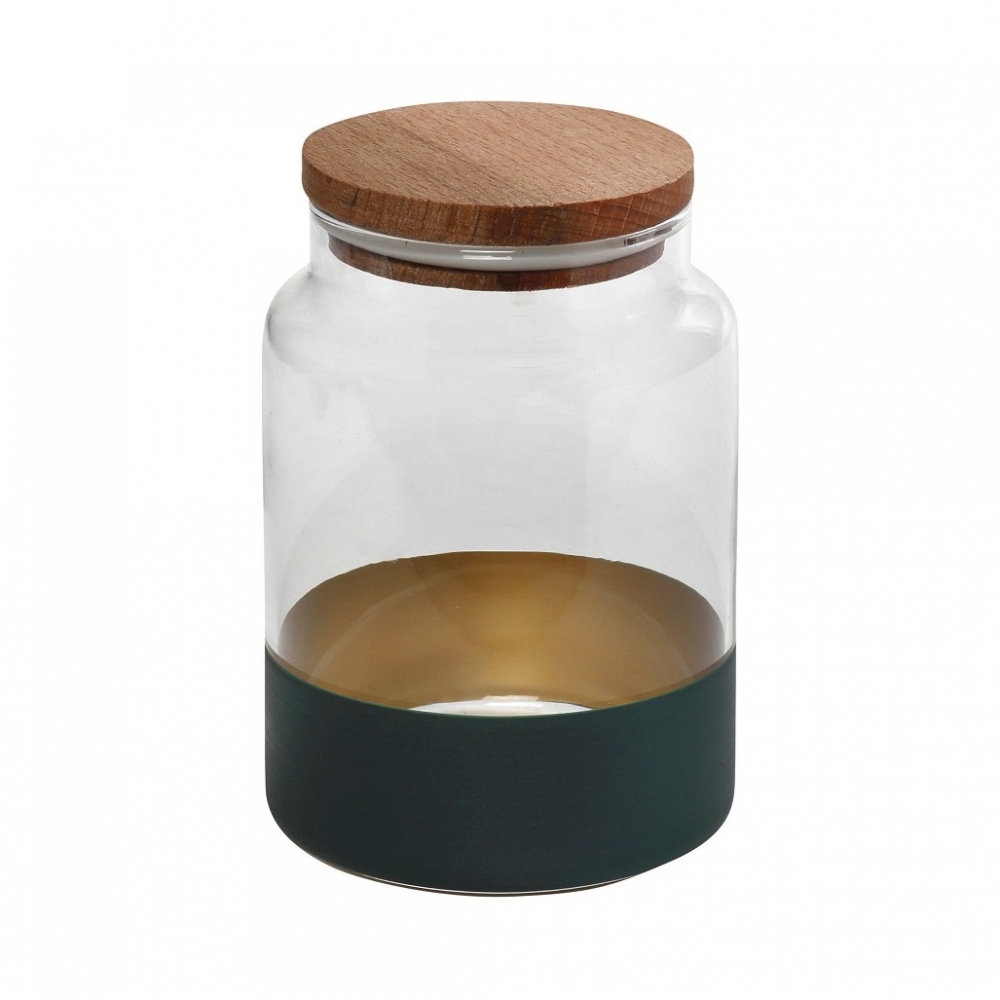 DIS. ALFA GREEN-GOLD ΔΟΧΕΙΟ ΜΕ ΚΑΠΑΚΙ 890ML 10X14,5EK. (smC) Espiel RAB632