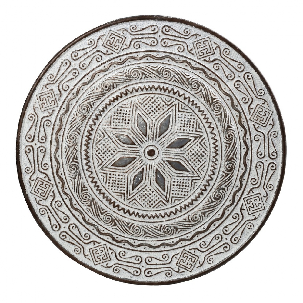 ΠΙΝΑΚΑΣ ΜΕΤΑΛ. ΣΤΡΟΓΓ. ΜΕ ΑΝΑΓΛ. ΣΧΕΔΙΟ 81X81X4 Espiel ICY230