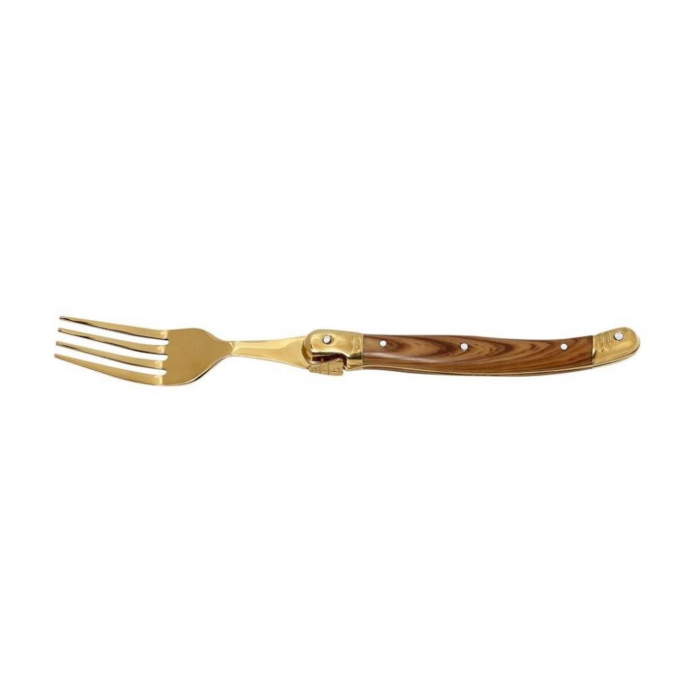 ANTIQUE CUT ΠΙΡΟΥΝΙ STEAK ΧΡΥΣΟ ΛΑΒΗ ΧΡΩΜΑ ΞΥΛΟΥ SS420 1,5ΜΜ 20.5ΕΚ Espiel STK106K12