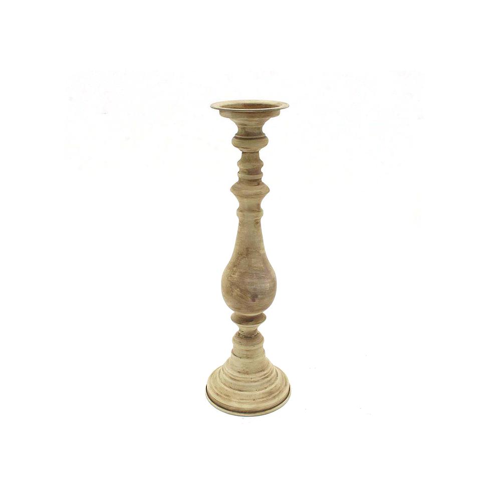 Μεταλλικό κηροπήγιο σε χρώμα μόκας, 47,5cm Zaros HT408
