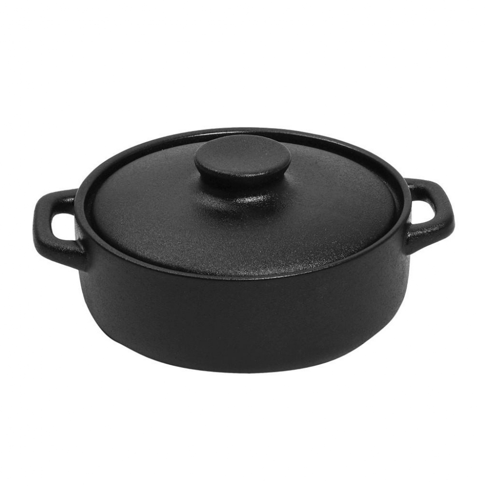 LAVA ΚΑΤΣΑΡΟΛΑ ΡΗΧΗ STONEWARE ΜΑΥΡΗ 1900ML D: 23,5 H: 13CM Espiel NOL103