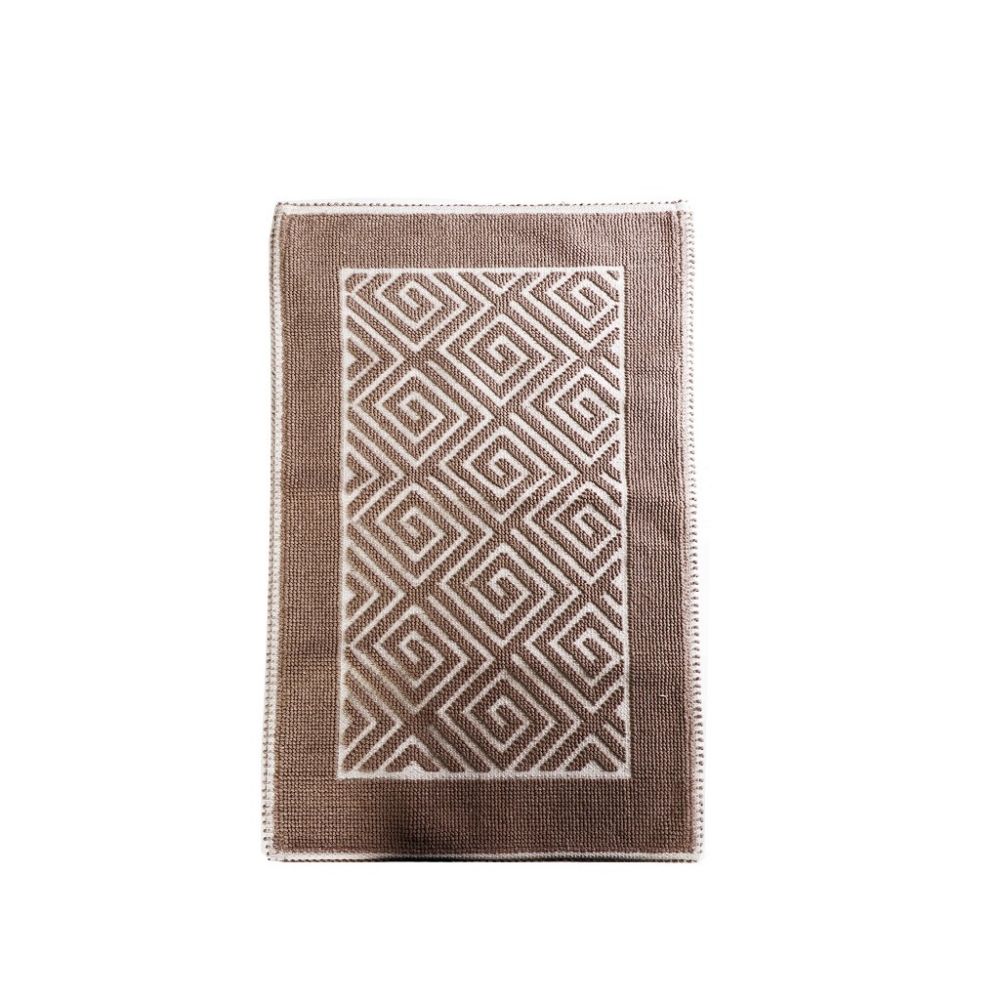LABYRINTH BROWN ΧΑΛΙ 90% COTTON/10% POLYESTER 60Χ100ΕΚ Espiel LAX210