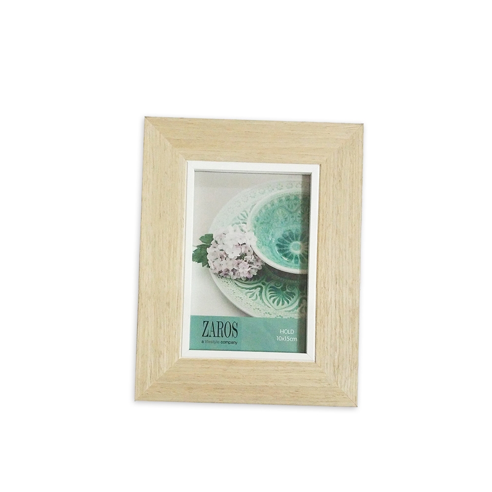 Φωτογραφοθήκη(10χ15cm) ξύλινη κορνίζα φυσικό χρ. Zaros KO156