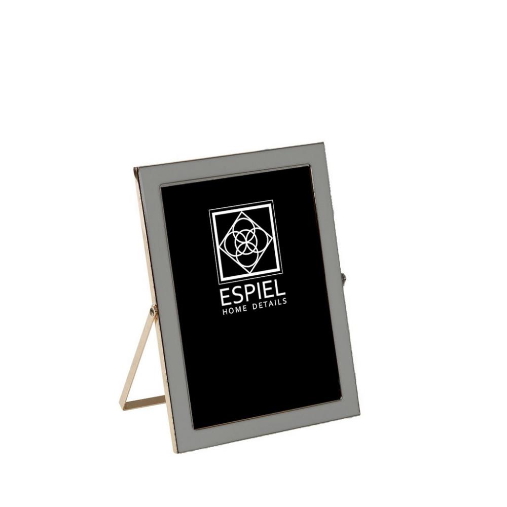 ΚΟΡΝΙΖΑ ΜΕΤΑΛ. ΓΚΡΙ-ΧΡΥΣΟ 13X18EK Espiel FAM606
