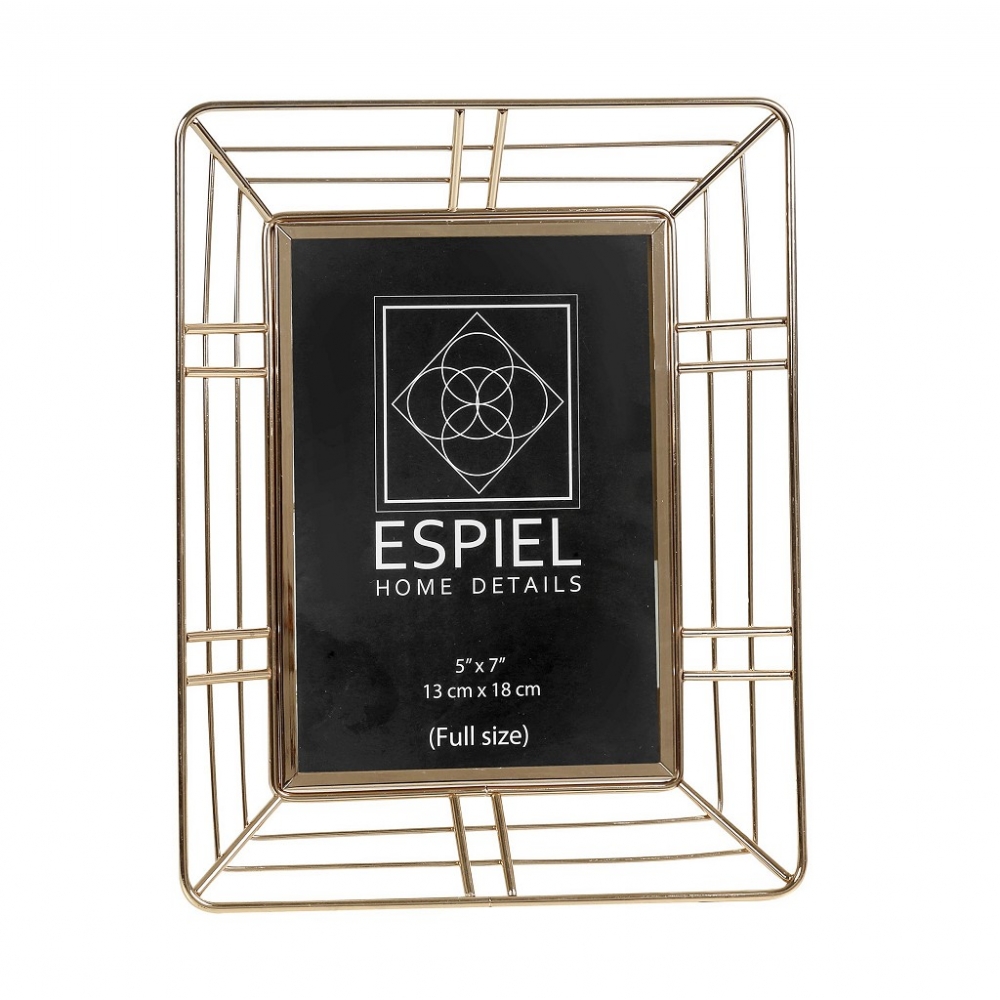ΚΟΡΝΙΖΑ ΜΕΤΑΛ. ΧΡΥΣΗ 20X15 Espiel FAM536