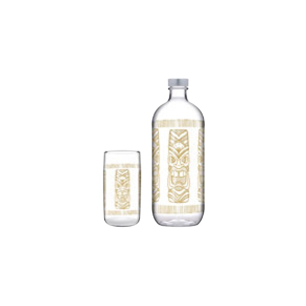 DIS. TIKI PARTY SET/5 BOTTLE 1100CC 4XGLASS 365CC P/128 GB1.OB4. Espiel SP96983