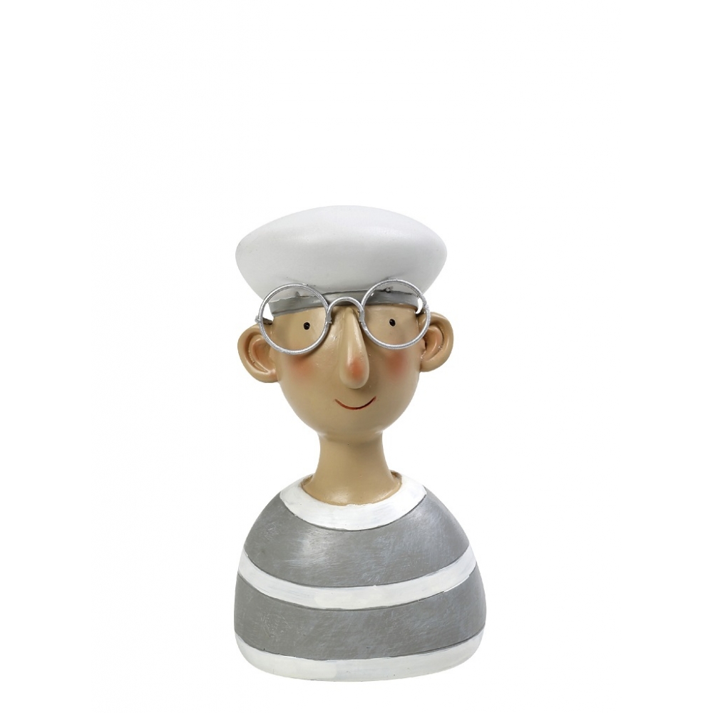 ΝΑΥΤΗΣ ΡΙΓΕ ΓΚΡΙ  9X7X16,5CM. Espiel MT2746K2