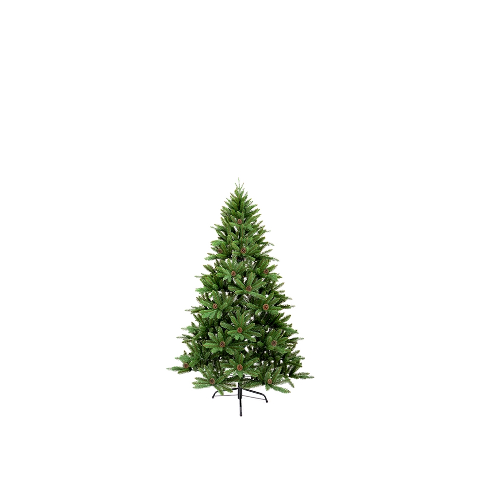 Χριστουγεννιάτικο Δέντρο SWISS PINE & κουκουνάρια 120cm Zaros SWP-120