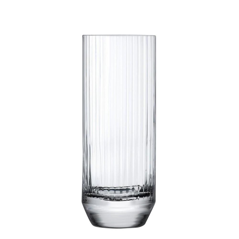 NUDE BIG TOP HIGH BALL SET4 340CC H:16.1CM D:6.2CM PLT/1200 GB4.OB24. Espiel NU64152-4