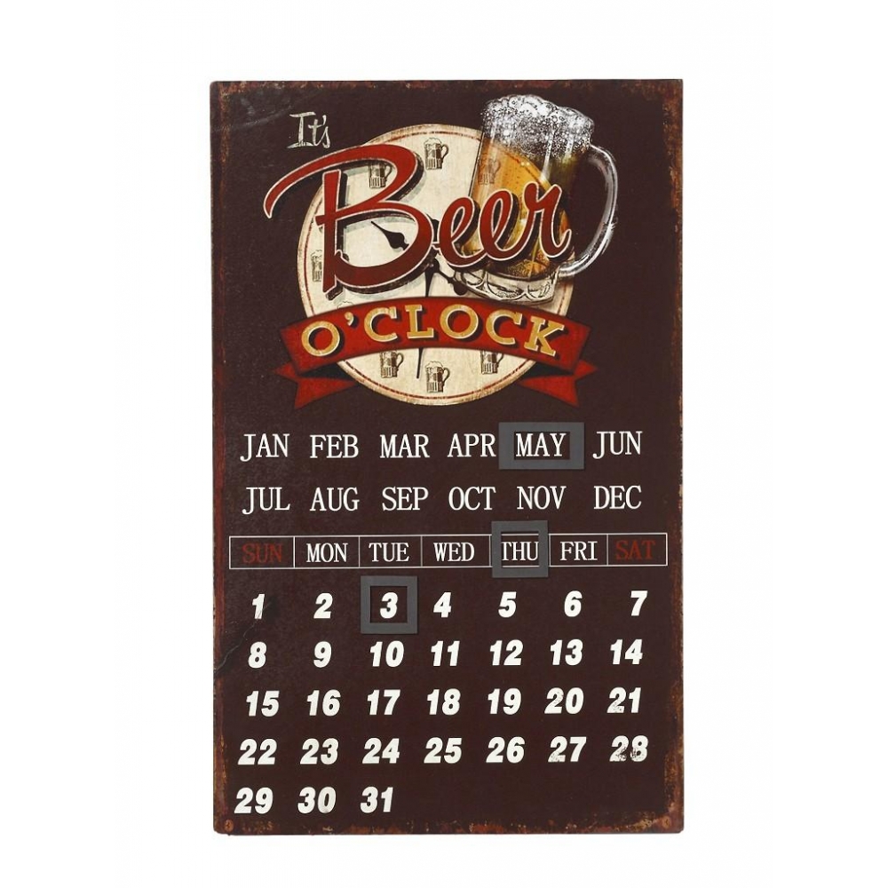 ΗΜΕΡΟΛΟΓΙΟ ''BEER O'CLOCK'' 40ΕΚ Espiel LOG414
