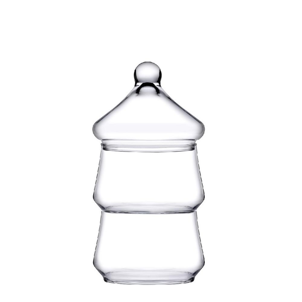 VILLA PATISSERIE BOWL W/DOME 870MLx2 870ML H:26,1 D:11,5CM P/180 GB1.OB6 Espiel SP96816G1