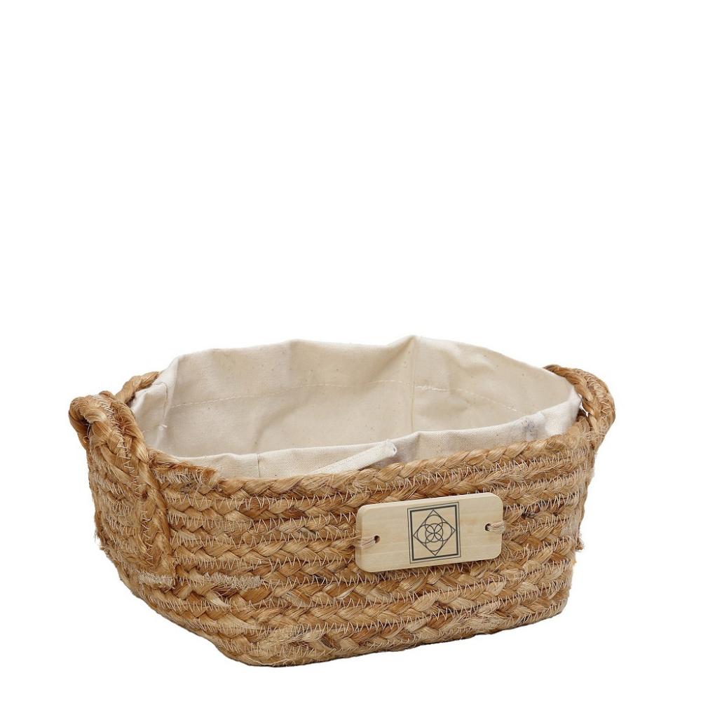 DIS. ΚΑΛΑΘΙ ΤΕΤΡΑΓ. ΛΑΒΕΣ ΓΙΟΥΤΑ ΜΕ ΥΦΑΣΜΑ COTTON 17Χ17X9EK Espiel AMN105