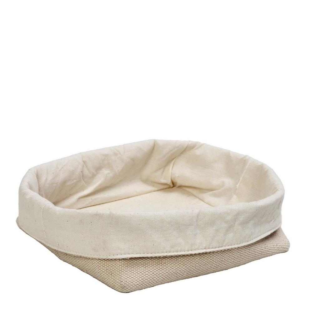 DIS. ΚΑΛΑΘΙ ΤΕΤΡΑΓΩΝΟ JUTE/COTTON 20X19X15EK. Espiel AMN114
