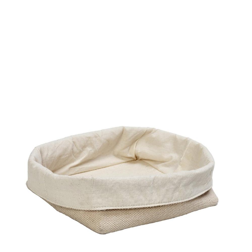 DIS. ΚΑΛΑΘΙ ΤΕΤΡΑΓΩΝΟ JUTE/COTTON 17X16X11EK. Espiel AMN113