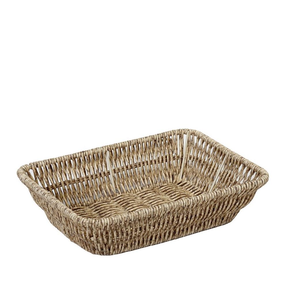 ΨΩΜΙΕΡΑ SYNTH. RATTAN ΟΡΘ. L ΜΠΕΖ 27Χ20Χ7ΕΚ Espiel KOD101
